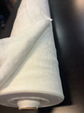110 inches wide Extra Wide Softened Linen Fabric BGO27L: Natural White, 285 cm Width