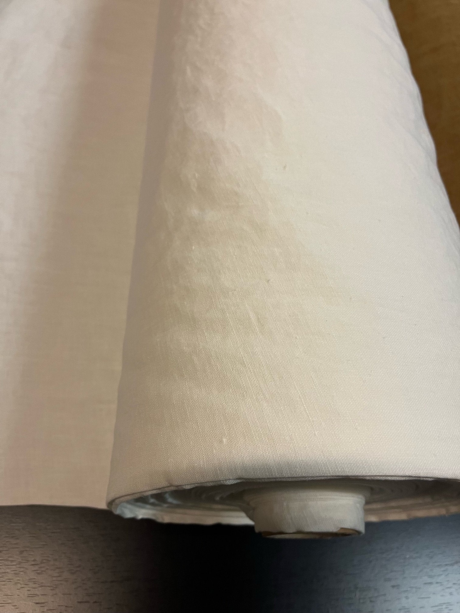 Extra Wide Hemp Fabric: Soft Natural White Linen (110 inch)