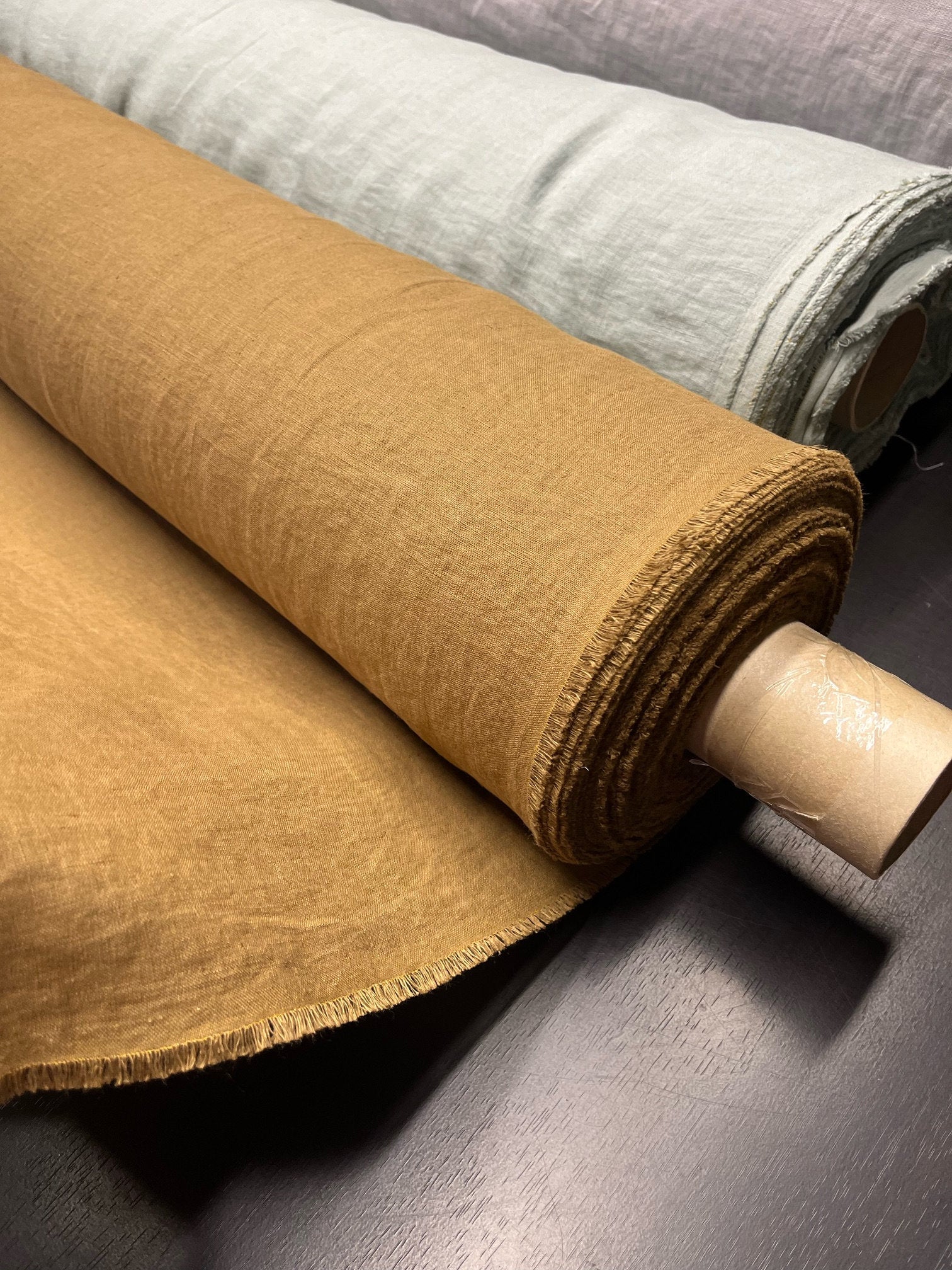 Natural Hemp Fabric By The Metre: Softened Bedding Linen (145cm/140g)