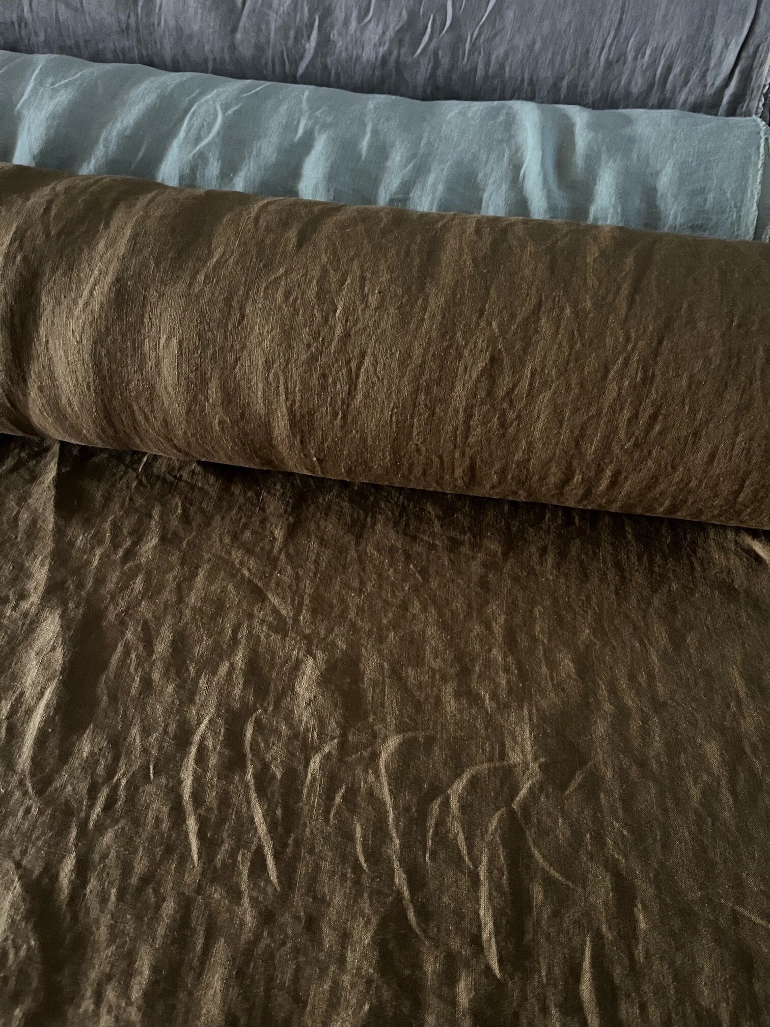 Natural Hemp Fabric By The Metre: Softened Bedding Linen (145cm/140g)
