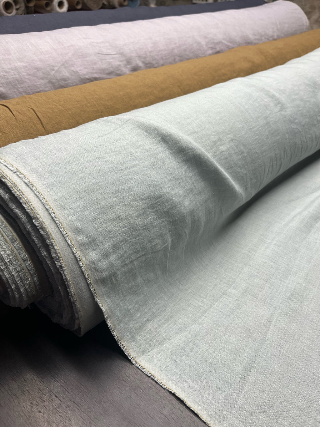 Emerald Green Hemp Fabric: 100% Natural, 145cm Wide, 200gsm