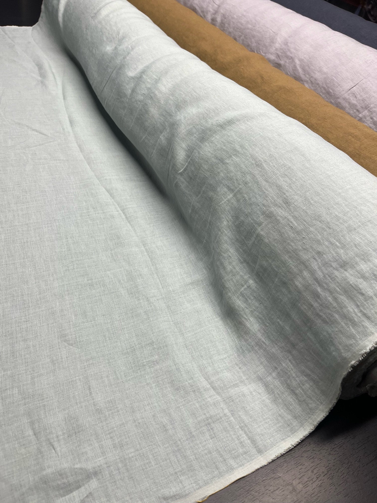 Emerald Green Hemp Fabric: 100% Natural, 145cm Wide, 240g