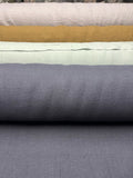 Blue Hemp Fabric: Natural Bedding & Apparel Sewing Linen (145cm Width)