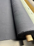 Dark Blue Hemp Fabric: 100% Natural, 145cm Wide, 240g