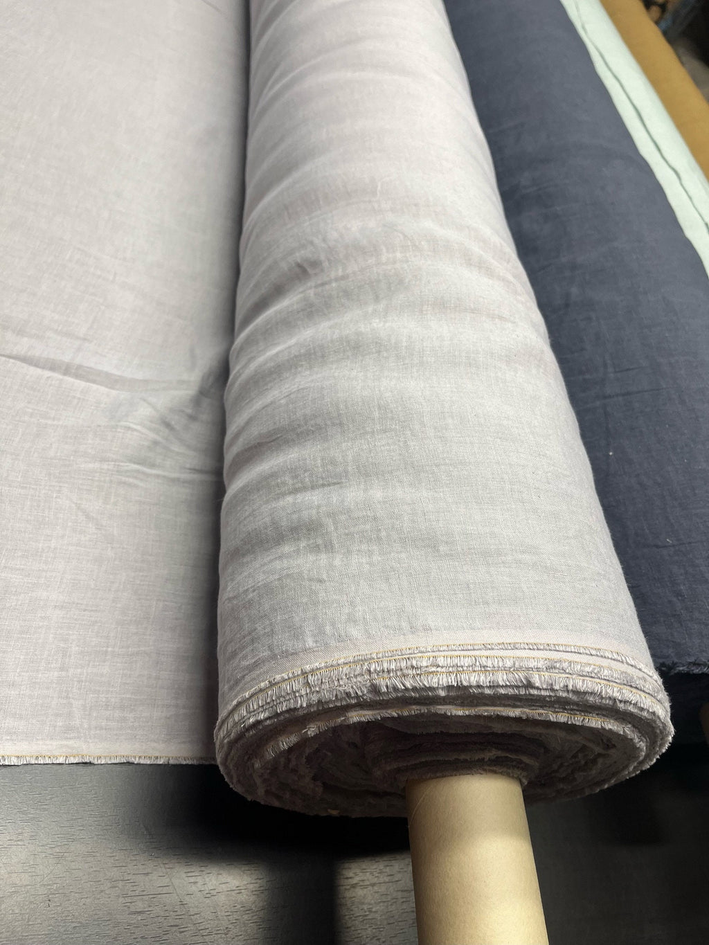 Light Grey Hemp Fabric: 100% Natural, 145cm Wide, Softened
