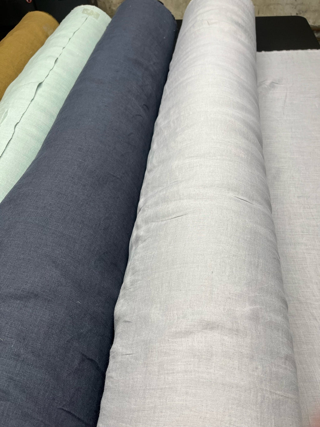 Light Grey Hemp Fabric: 100% Natural, 145cm Wide, 200gsm