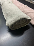 Natural Waffle Linen Fabric By The Metre: 80" Extra Wide, 500g