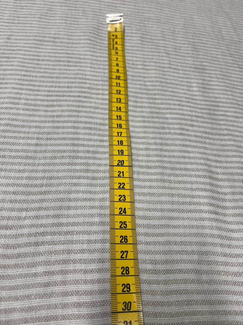 Heavy Striped Linen Fabric: 110" Wide, Softened Linen BGO44EL