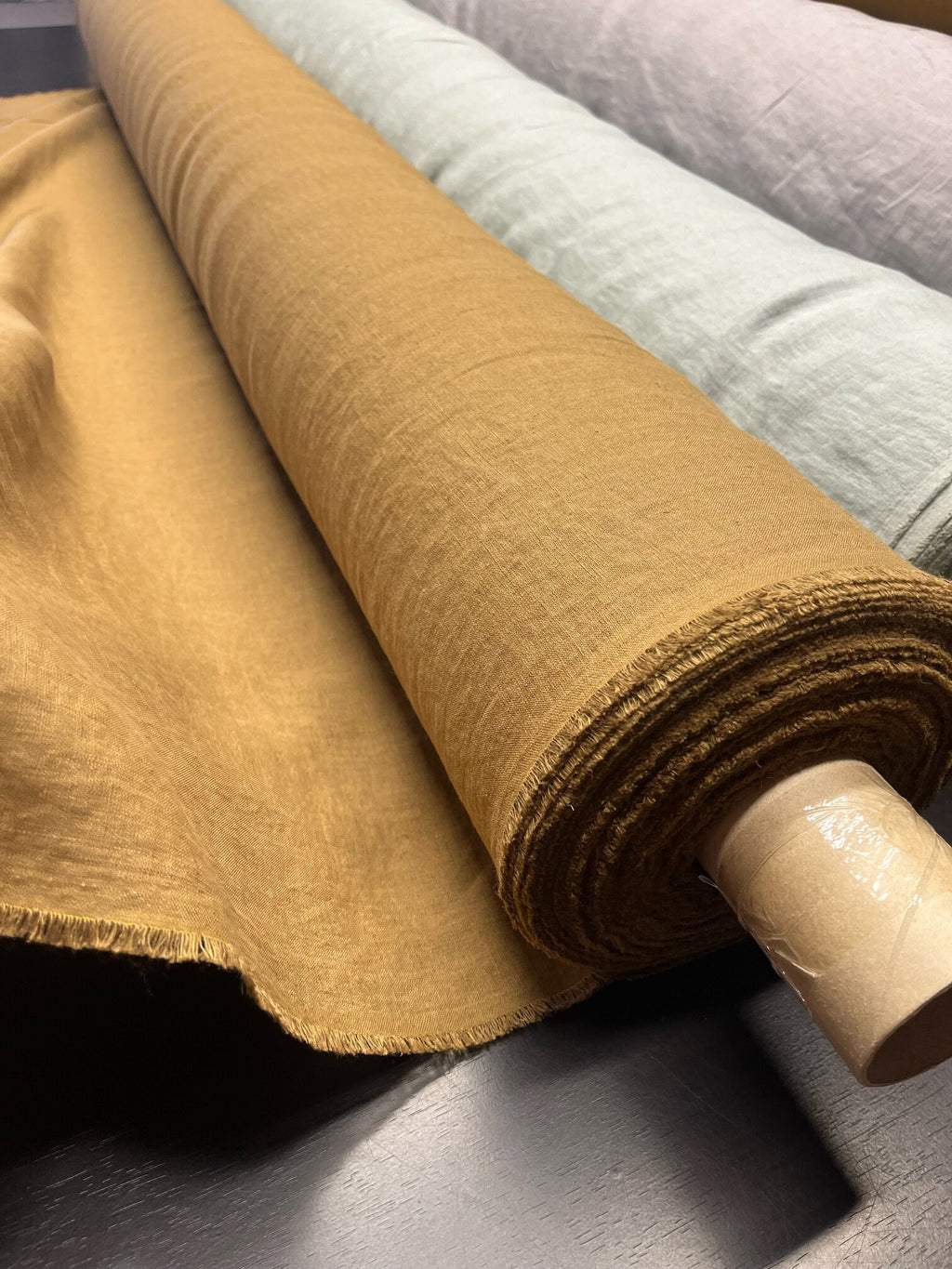 Natural Hemp Fabric By The Metre: Softened Bedding Linen (145cm/140g)