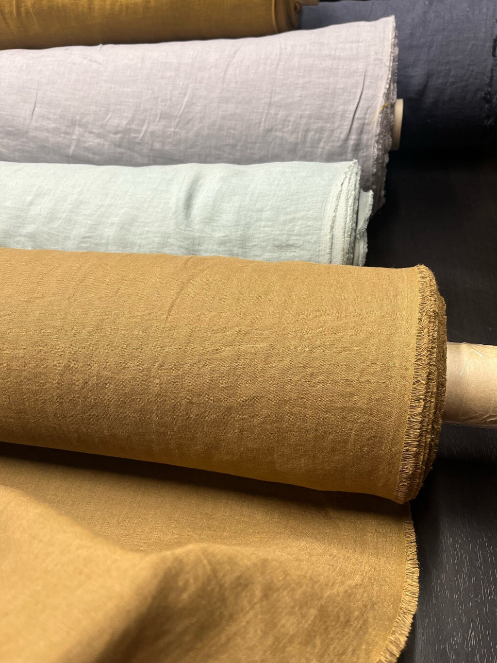 Natural Hemp Fabric By The Metre: Softened Bedding Linen (145cm/140g)