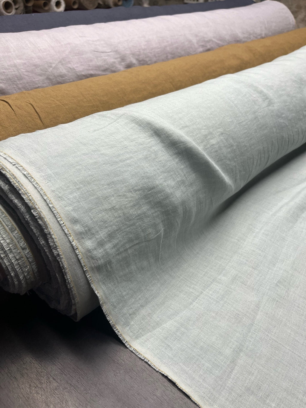 Emerald Green Hemp Fabric: 100% Natural, 145cm Wide, 240g