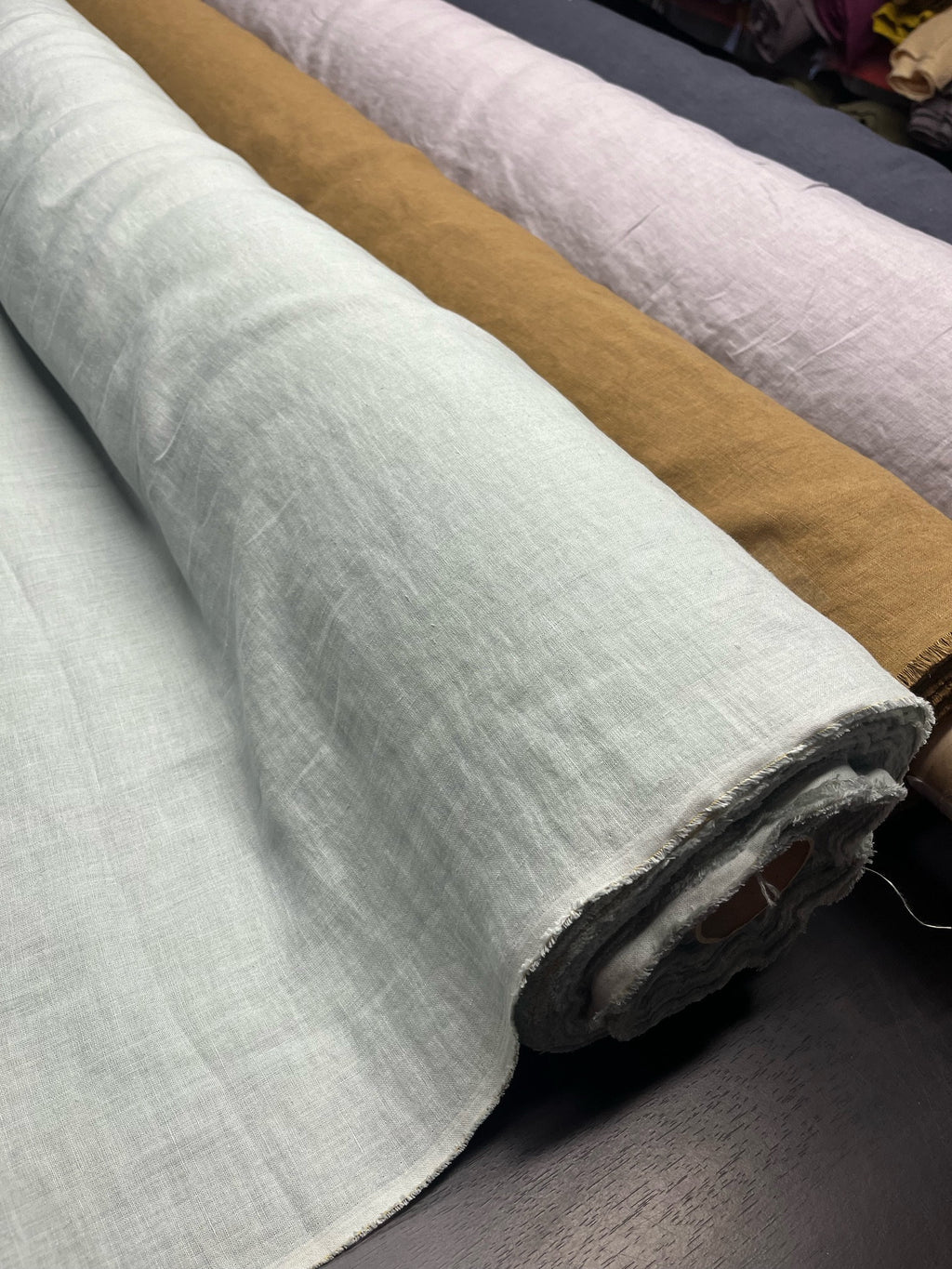 Emerald Green Hemp Fabric: 100% Natural, 145cm Wide, 240g