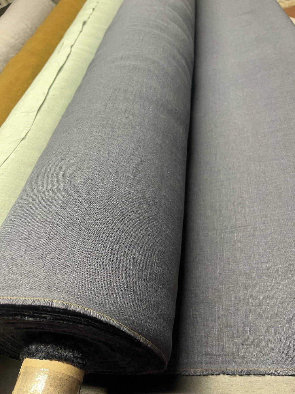 Blue Hemp Fabric: Natural Bedding & Apparel Sewing Linen (145cm Width)
