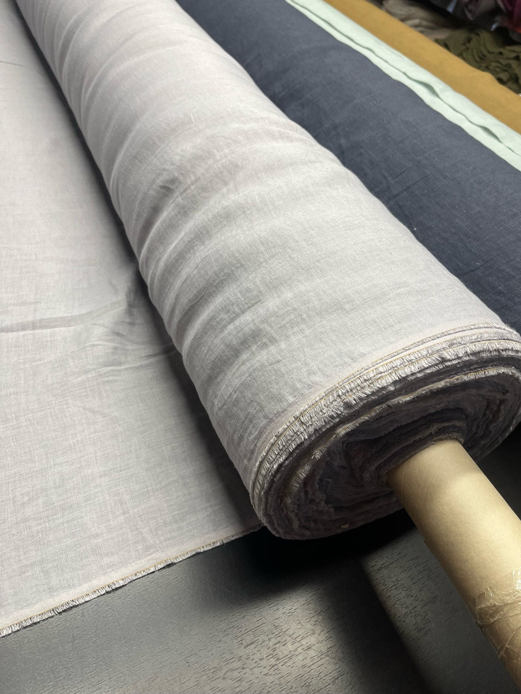 Light Grey Hemp Fabric: 100% Natural, 145cm Wide, Softened