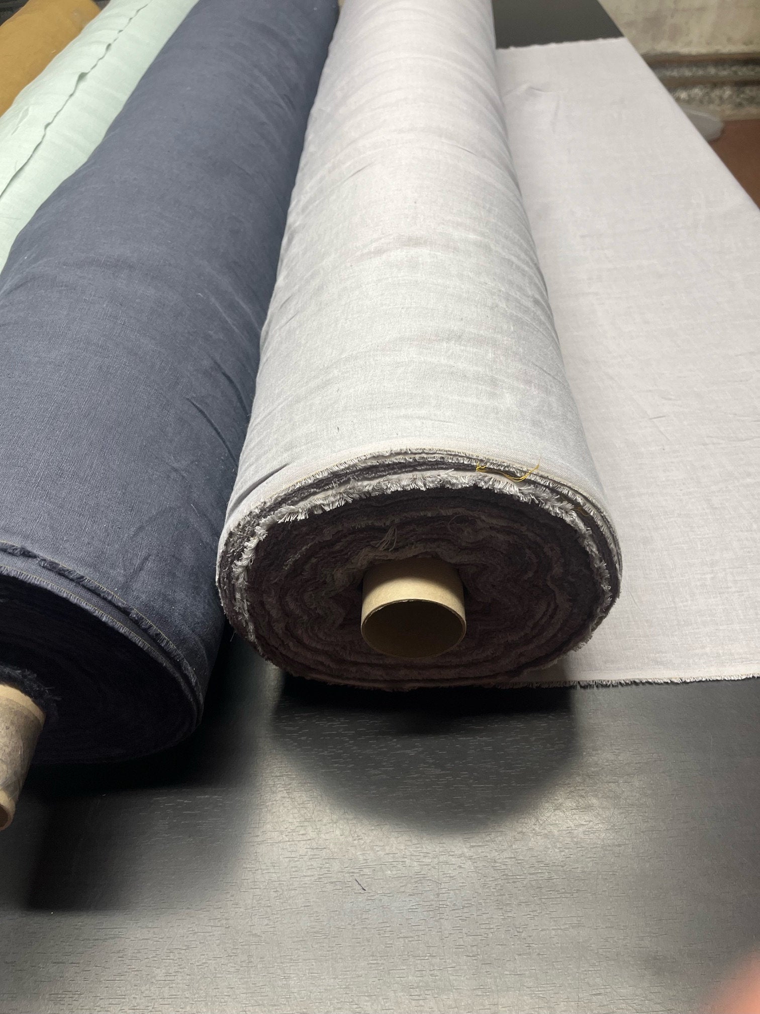 Light Grey Hemp Fabric: 100% Natural, 145cm Wide, 200gsm