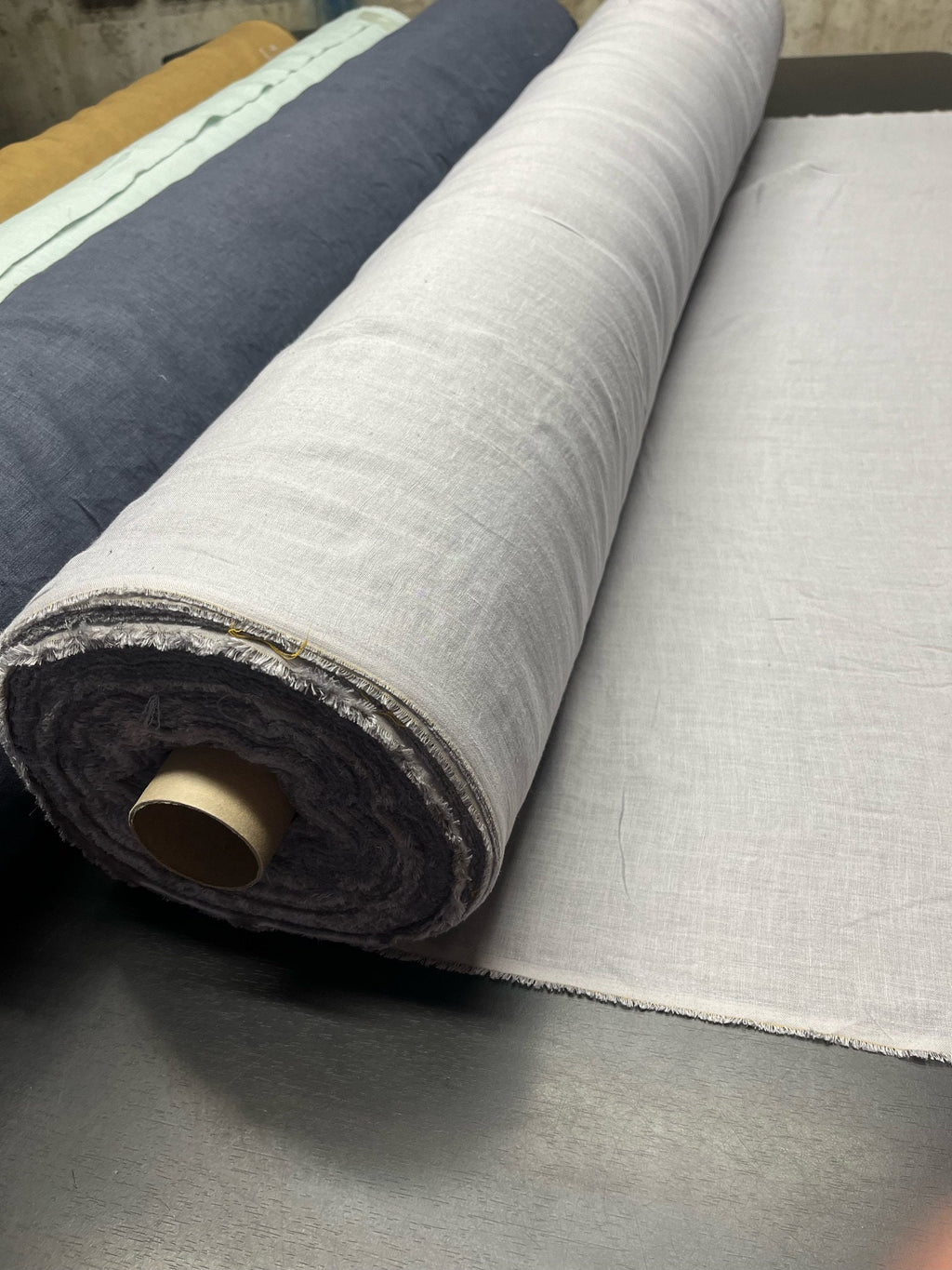 Light Grey Hemp Fabric: 100% Natural, 145cm Wide, 200gsm