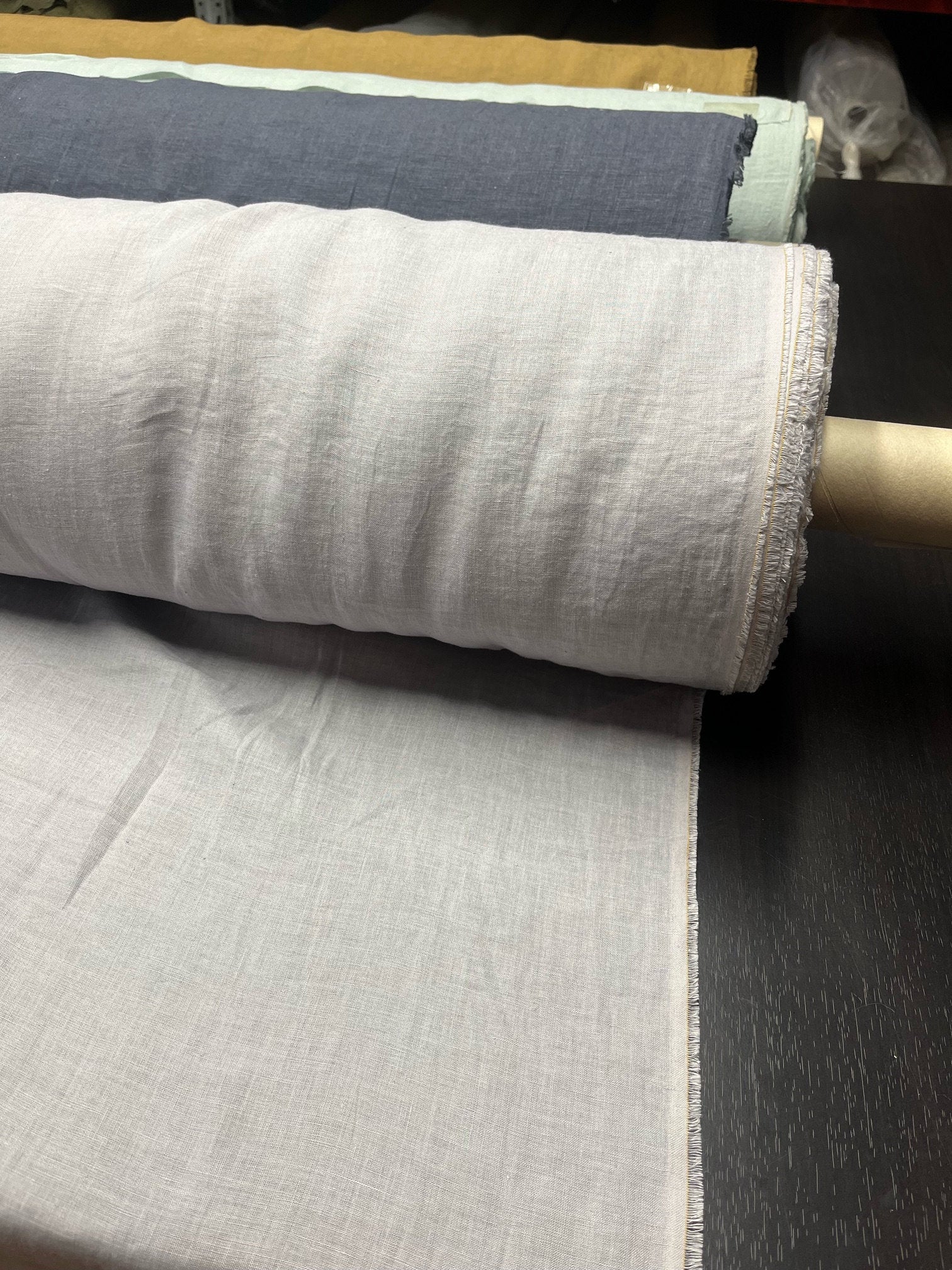 Light Grey Hemp Fabric: 100% Natural, 145cm Wide, 200gsm