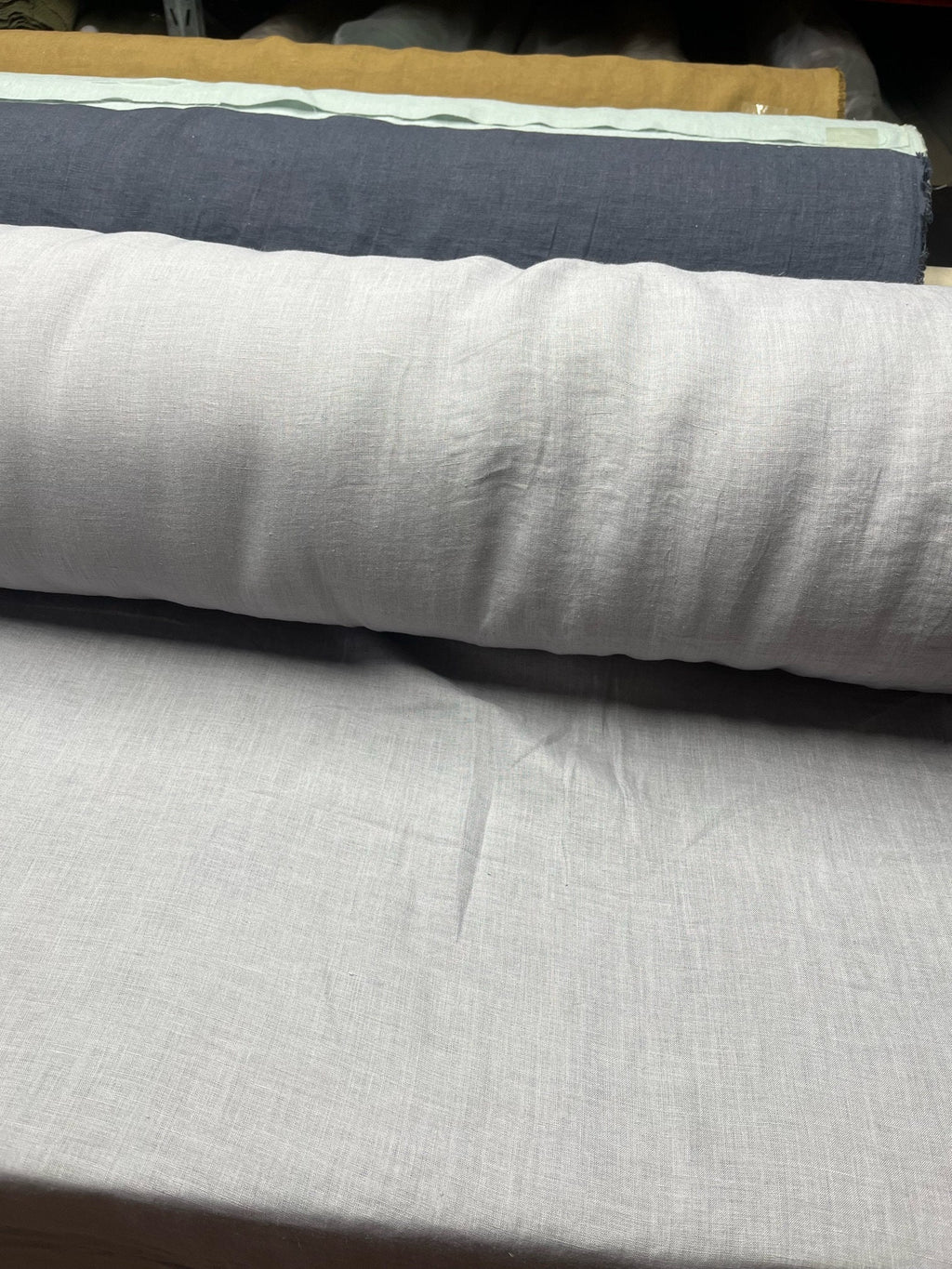 Light Grey Hemp Fabric: 100% Natural, 145cm Wide, 200gsm