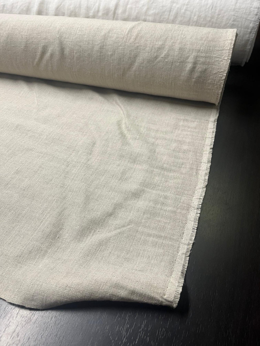Heavy Hemp Fabric: Natural Bedding Linen, Sewing Top Fabric - 150cm Width