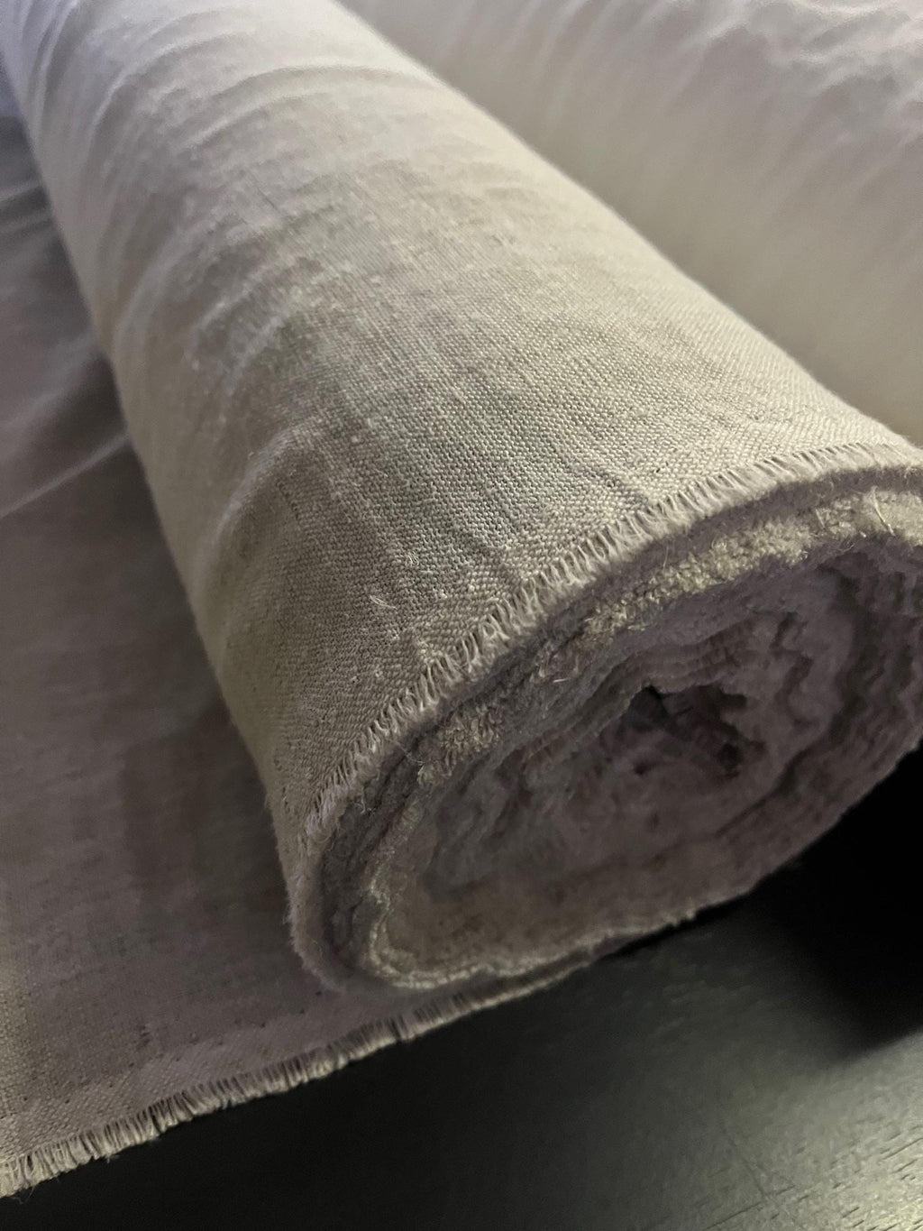 Heavy Hemp Fabric: Natural Bedding Linen, Sewing Top Fabric - 150cm Width